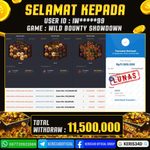 JACKPOT SLOT GACOR MAIN WILD BOUNTY SHOWDOWN 14 SEPTEMBER 2026